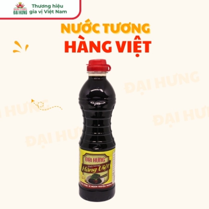 Nước tương hàng việt Đại Hưng 500gram