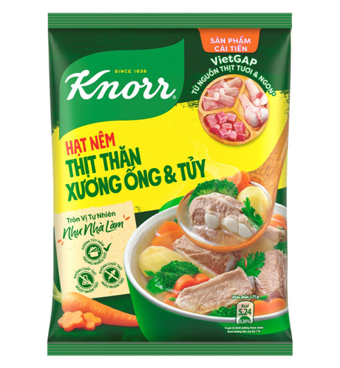 Hạt Nêm Knorr Thịt Thăn Xương Ống Tủy 900g