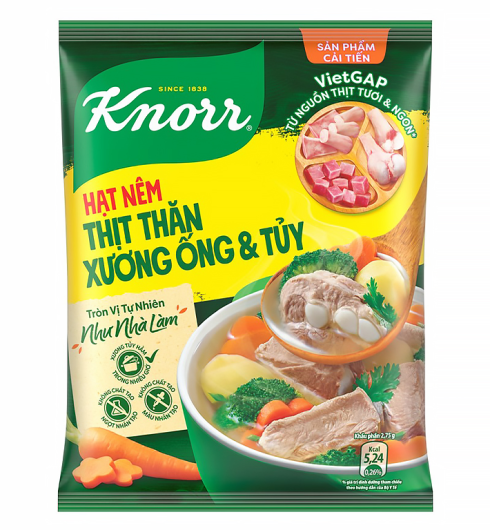Hạt Nêm Knorr Thịt Thăn Xương Ống Tủy 400g