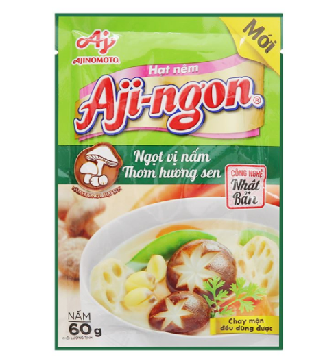  Hạt Nêm Aji-Ngon Nấm Gói 60G