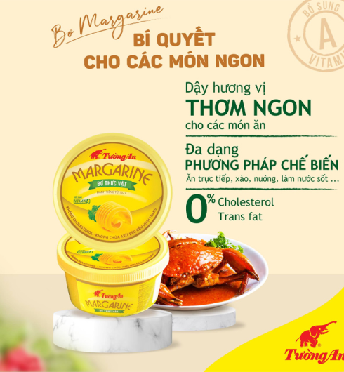 Bơ thực vật Tường An hộp 800g