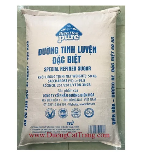 Đường Trắng Tinh Luyện Bao 50kg