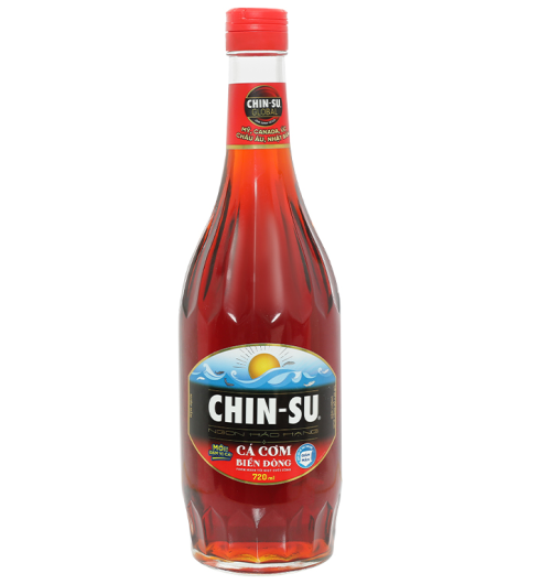 Nước mắm Chinsu cá cơm biển đông 25 độ đạm chai 720ml