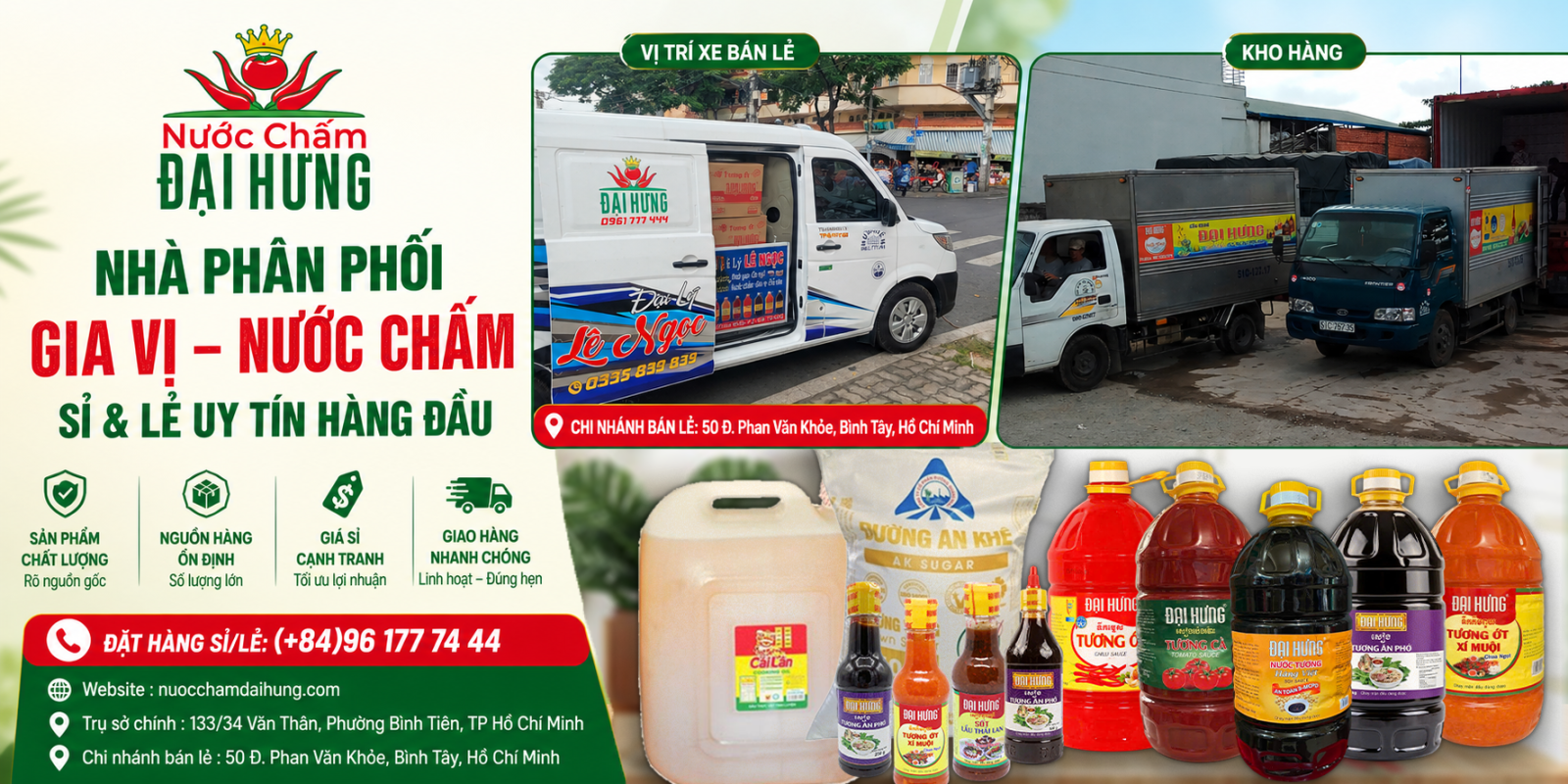nhà phân phối gia vị